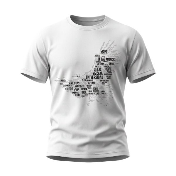 PLAYERA UVA AGUILA HOMBRE BLANCA