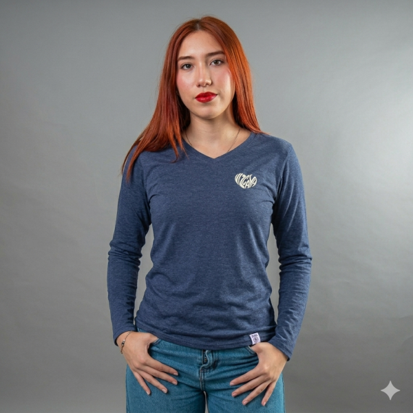Playera UVA HEART Mujer