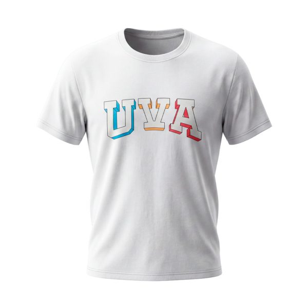 PLAYERA UVA 3D BLANCA HOMBRE