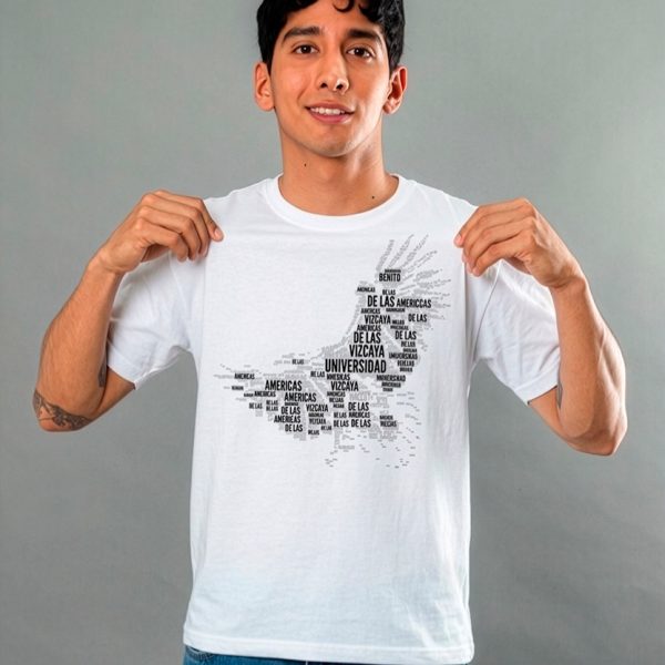 Playera UVA Aguila Hombre Blanco