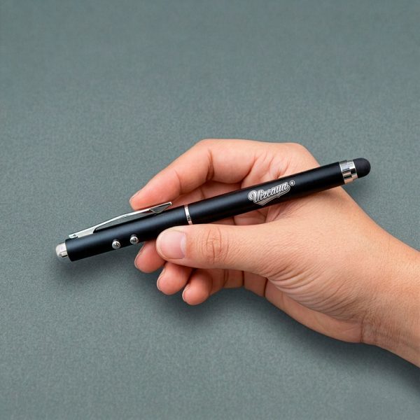 BOLIGRAFO LÁSSER TOUCH UVA NEGRO C/ROSCA