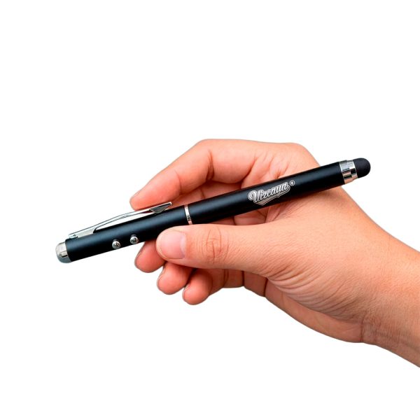 BOLIGRAFO LÁSSER TOUCH UVA NEGRO C/ROSCA