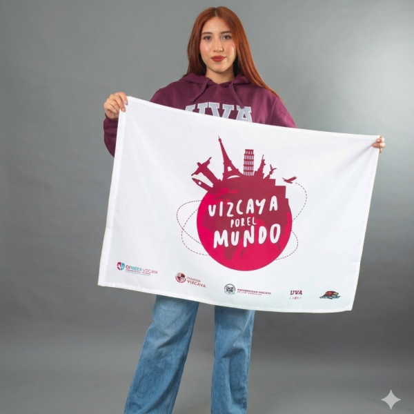 Bandera VIZCAYA por el mundo