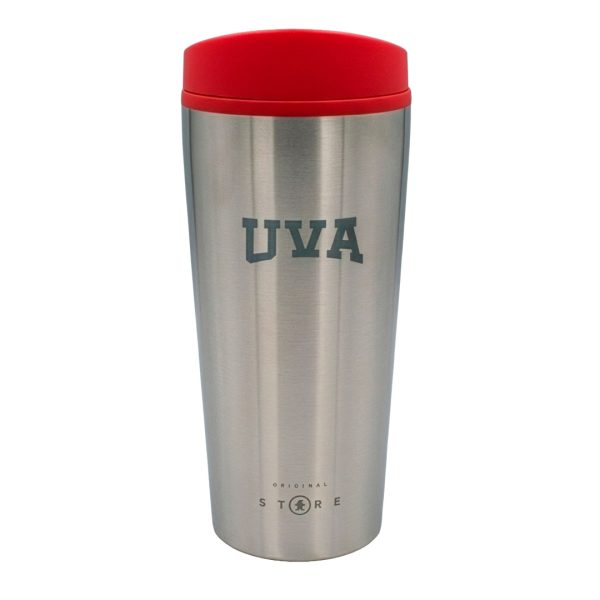 TERMO UVA PLATA/TAPA ROJO