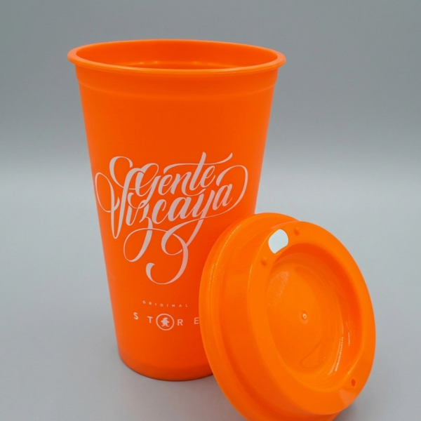 VASO GENTE VIZCAYA NARANJA