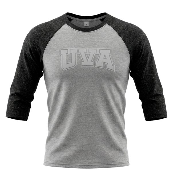 PLAYERA BEISBOLERA CABALLERO NEGRO/GRIS VIZCAYA UVA