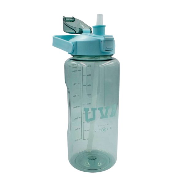 BOTELLON UVA 2 LTS AZUL TURQUESA