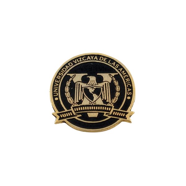 PIN INSTITUCIONAL REDONDO NEGRO MATE
