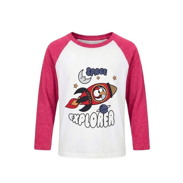PLAYERA BEISBOLERA ROSA VIZCAYA KIDS