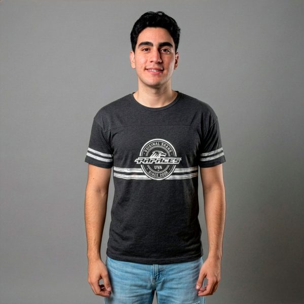 Playera Logo Rapaces Hombre GRIS