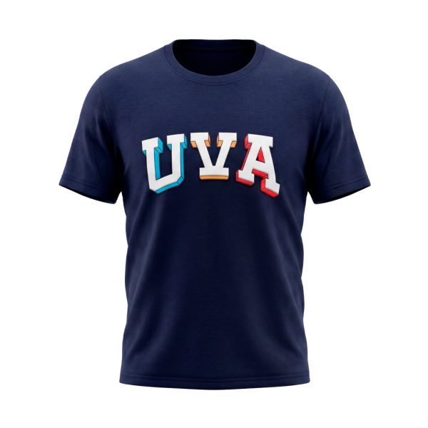 PLAYERA UVA 3D AZUL MARINO HOMBRE