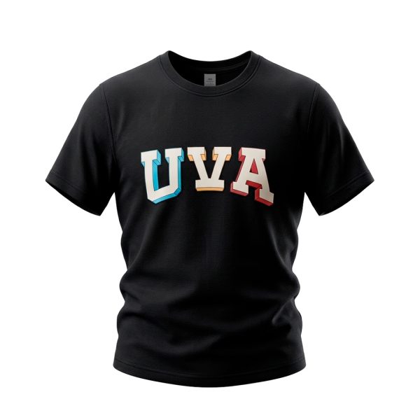PLAYERA UVA 3D NEGRA HOMBRE