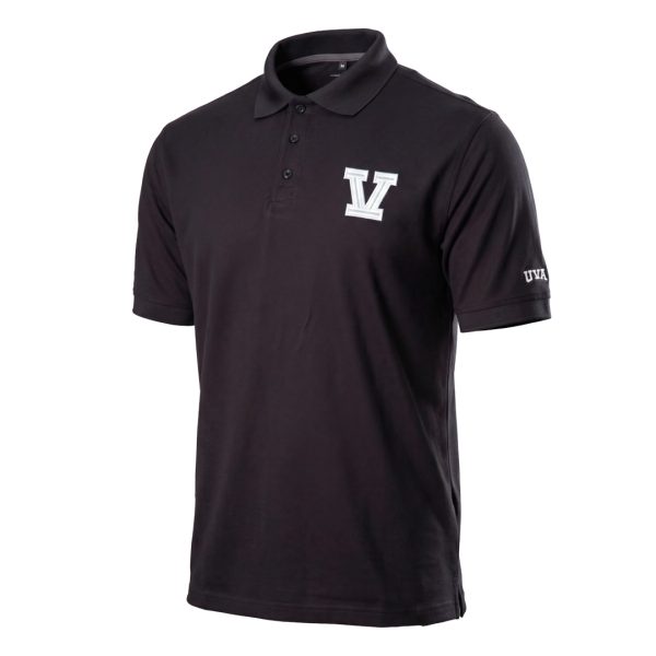 PLAYERA POLO DRY FIT V VIZCAYA/UVA NEGRO HOMBRE