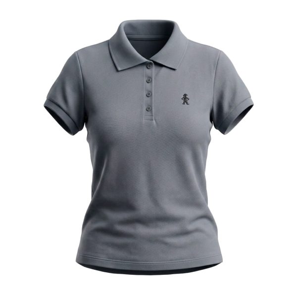 PLAYERA POLO RAPACITO/UVA GRIS MUJER
