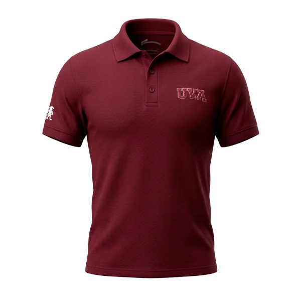 PLAYERA POLO UVA-3D VINO HOMBRE