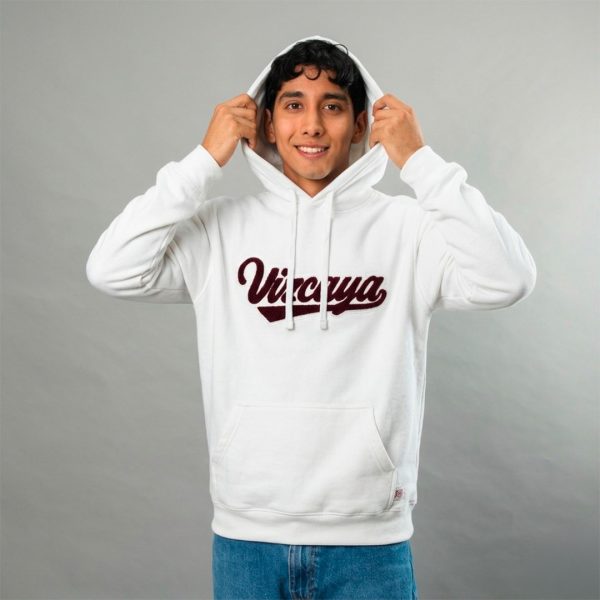 SUDADERA VIZCAYA BLANCA UNISEX