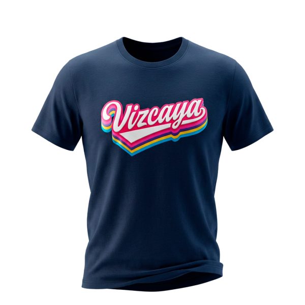 PLAYERA CUELLO REDONDO VIZCAYA COLORS AZUL