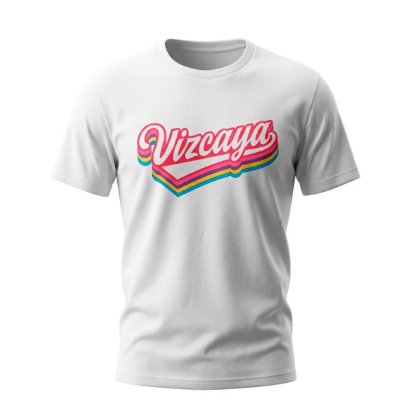 PLAYERA CUELLO REDONDO VIZCAYA COLORS BLANCA
