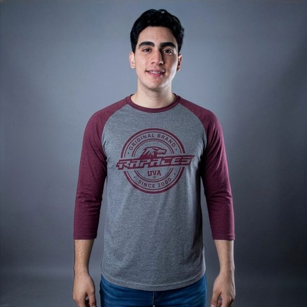 PLAYERA BEISBOLERA RAPACES VIZCAYA TINTO HOMBRE