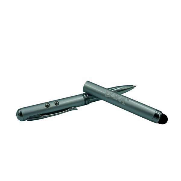 BOLIGRAFO LÁSSER TOUCH UVA PLATA C//ROSCA