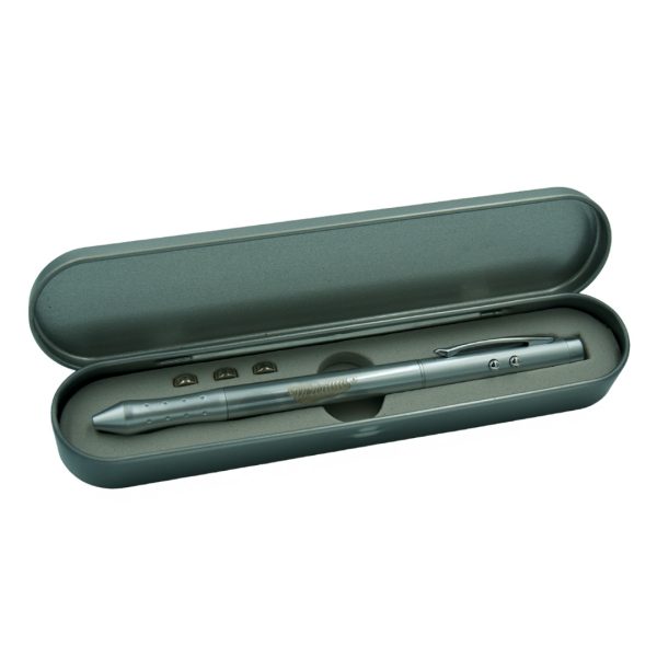 BOLIGRAFO VIZCAYA METALICO CON GRIP Y TOUCH NEGRO
