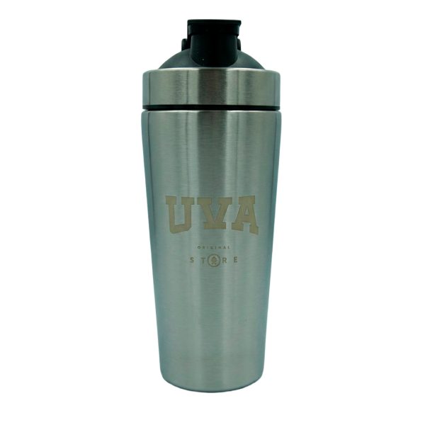 SHAKER ACERO PLATA UVA