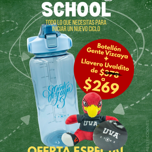 BOTELLON AZUL UVA+ LLAVERO UVALDITO