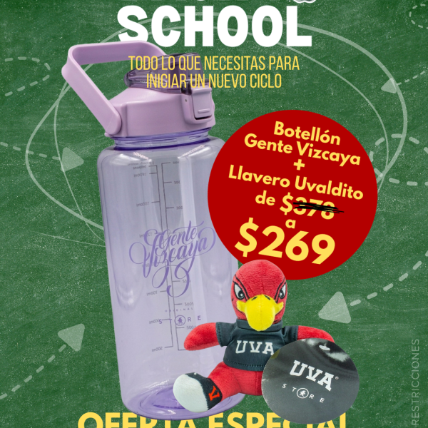 BOTELLON LILA UVA+ LLAVERO UVALDITO