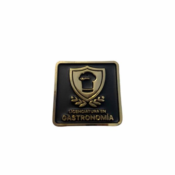PIN LICENCIATURA GASTRONOMÍA DORADO NEGRO