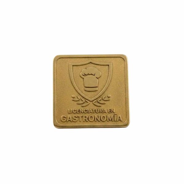 PIN LICENCIATURA GASTRONOMÍA DORADO